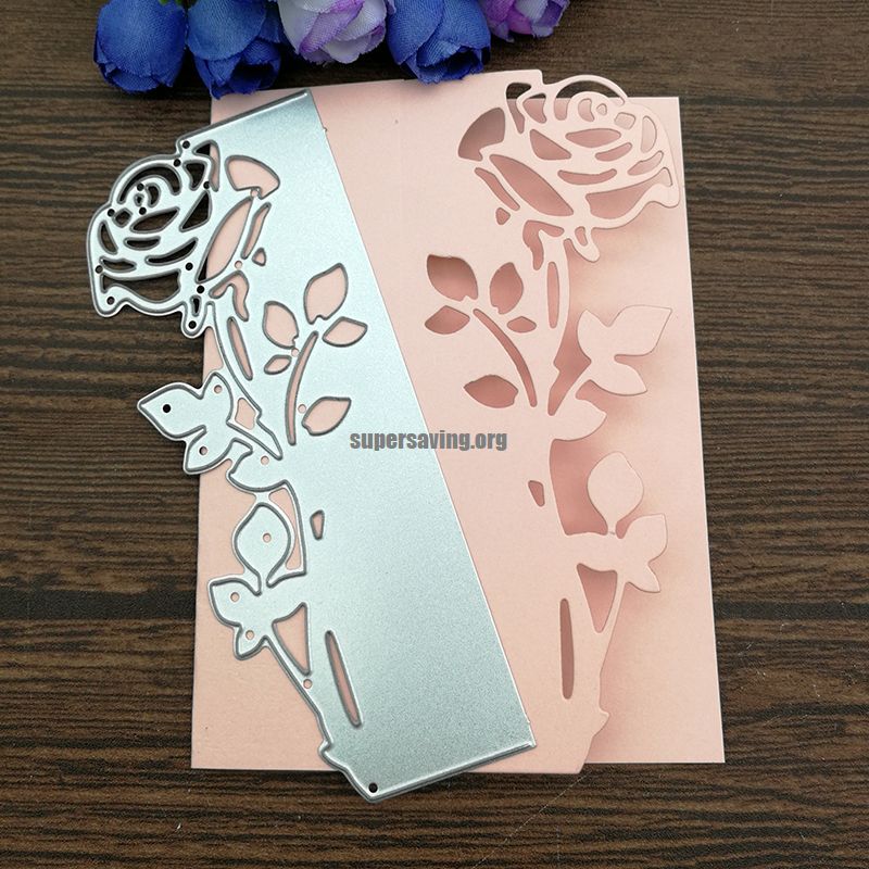 Rose flower Metal Cutting Dies Stencil for DIY Scrapbooking Album Cards Making